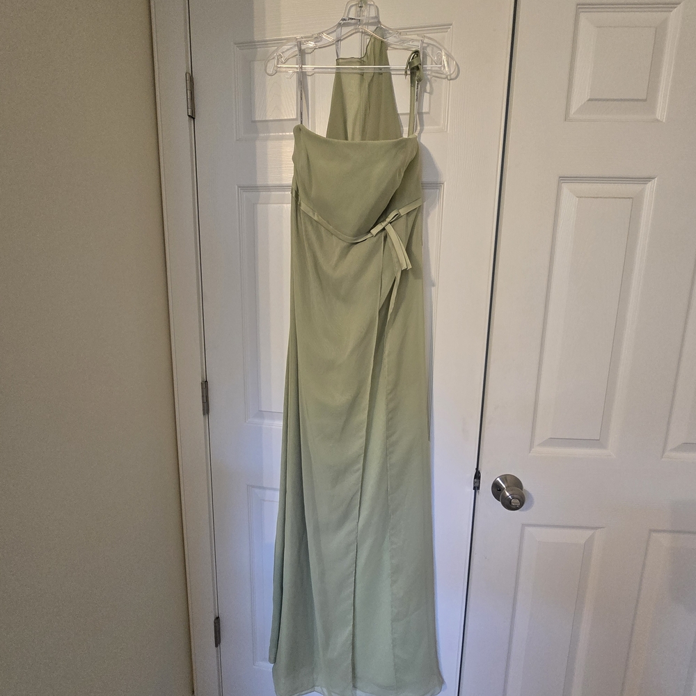 Chic Strapless Light Green Dress